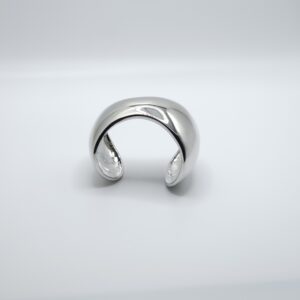 Bracelet Dôme Argenté en argent allié plaqué