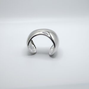 Bracelet Dôme Argenté en argent allié plaqué