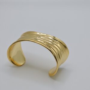 Bracelet Élégance Fluide plaqué or 18 carats