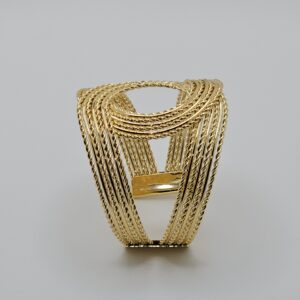 Bracelet L'Or Tressé  en acier inoxydable 18k